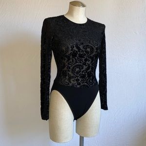 sheer paisley bodysuit ✨